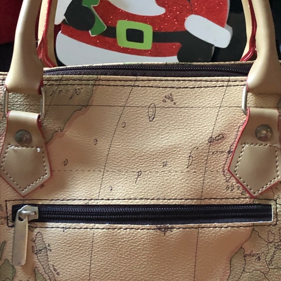 World map hand bag - Picture 5 of 10